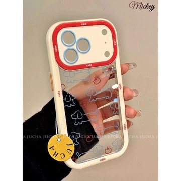 iphone17手機殼.線條狗適用蘋果17PROMAX手機殼16E/15/14新款iPhone13女新AIR防摔