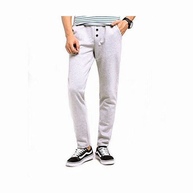 メンズ おしゃれ スウェット パンツ シンプル スリム ルームウェア ラフ ロング カジュアル Wa034 通販 Lineポイント最大0 5 Get Lineショッピング