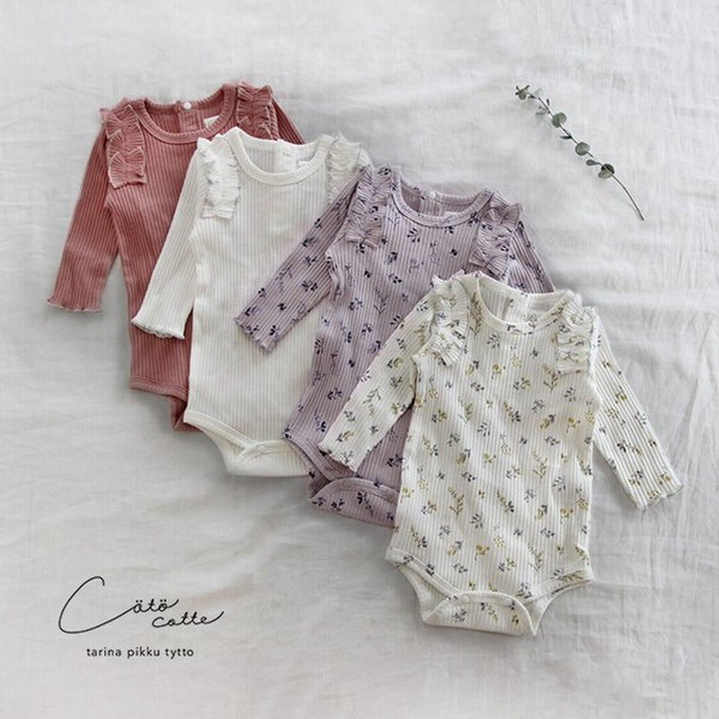 Coto Cotte リブフリルボディースーツ 722 2504 ボディスーツ ベビー 肌着 赤ちゃん 服 ロンパース 女の子 長袖 春 可愛い ベビー服 70 花柄 無地 おしゃれ 通販 Lineポイント最大0 5 Get Lineショッピング