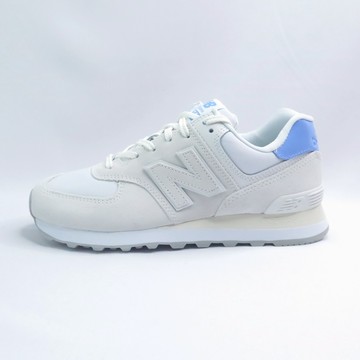 New Balance 574 WL5742BC 女 復古鞋 休閒 運動鞋 米白藍【iSport愛運動】