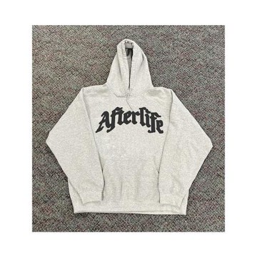 天使字母印花重磅連帽衛衣美式復古街頭西海岸慵懶風男女情侶上衣