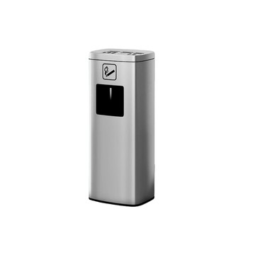 垃圾桶 酒店大堂不鏽鋼垃圾桶 立式電梯口垃圾桶 商用帶煙灰缸 走廊過道 吸煙滅煙柱 垃圾桶 商用垃圾桶 回收桶