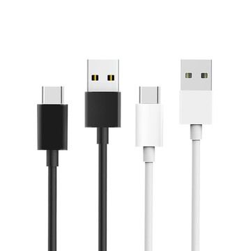 【3入組】60W USB-A 轉 Type-C 1M 3A 充電線 傳輸線 數據線 (ATC310N)-兩色可選 白色