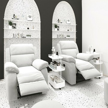 美甲沙發 美足椅 美腳美睫美容電動沙發 足療懶人多功能可躺按摩椅子