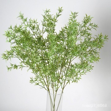 仿真綠植森係綠色花材葉子婚禮堂吊頂裝飾人造假花綠植仿真塑料花 N5VU