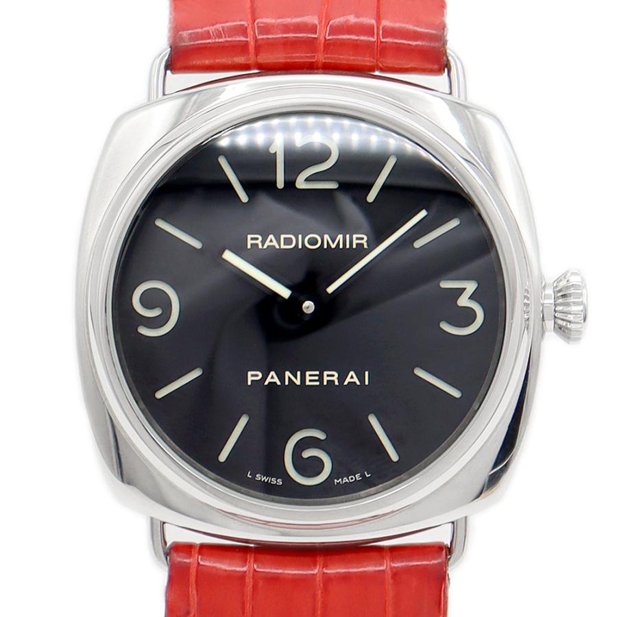 内部点検済 PANERAI パネライ ラジオミール ベース PAM00210 OP6623 44mm ブラック 純正ベルト 純正尾錠 メンズ 手巻き  | LINEショッピング