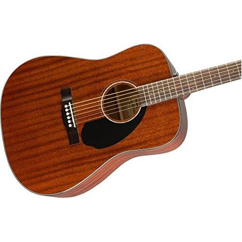 フェンダーCD-60S Solid Top Dreadnought Acoustic Guitar All Mahogany Bundle wit