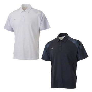 Mizuno 美津濃 短袖上衣 男裝 防曬Polo衫 白/黑【運動世界】32TAC01301/32TAC01309