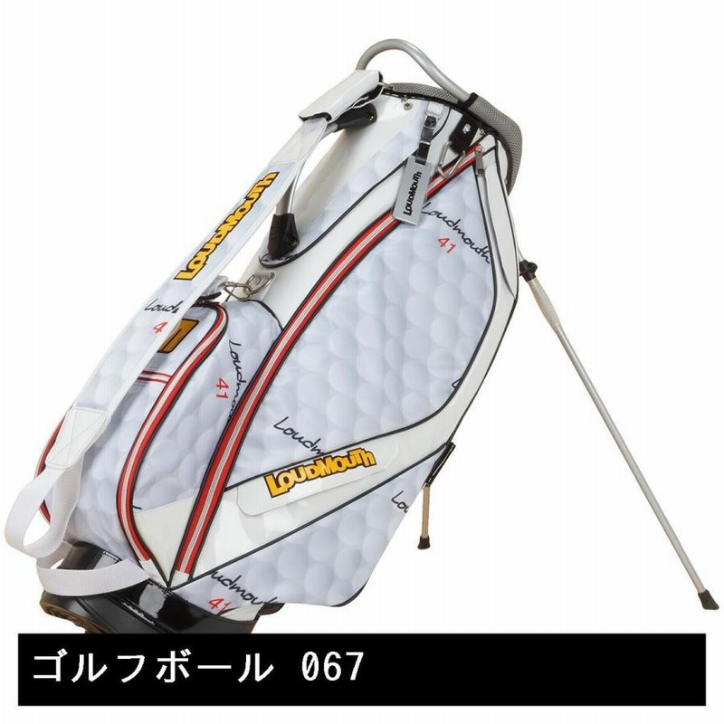 LOUDMOUTH ９インチ ゴルフキャディバッグ カラフル LOUDMOUTH 22年春夏新色 ラウドマウス キャディバッグ 9型 2.6