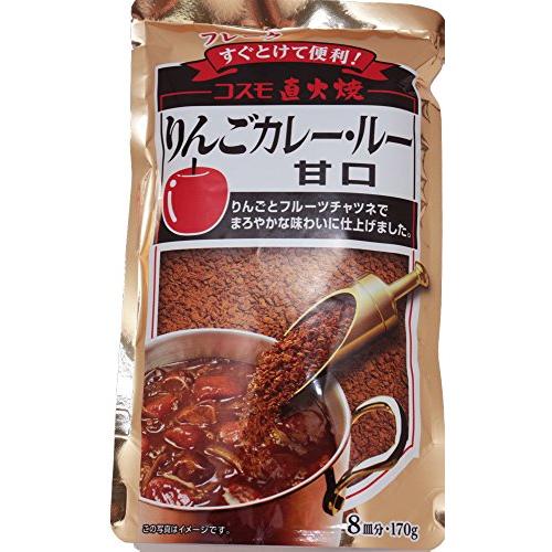 コスモ 直火焼 りんごカレールー 甘口170g