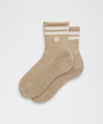 Unisex Daily Essential Quarter Socks Stripe Size Large