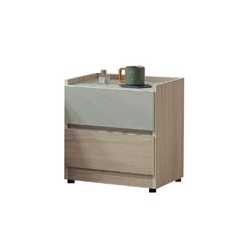 ASSARI-夏禾二抽床邊櫃(寬45x深40x高51cm)