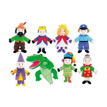 beleduc 角色手偶戲 8個 填充玩具 適用年齡3歲以上  1組