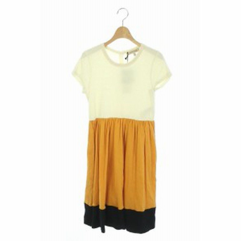 中古 未使用品 シーバイクロエ See By Chloe ワンピース 膝丈 ドッキング 切替 40 オレンジ Df Co1 レディース 通販 Lineポイント最大1 0 Get Lineショッピング