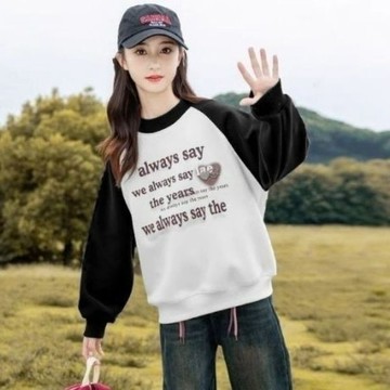 ❤️ATL❤️ 女童上衣 女童衛衣 兒童衛衣 春秋季薄款衛衣女童2026新款兒童圓領長袖女孩洋氣中小童長袖衛衣