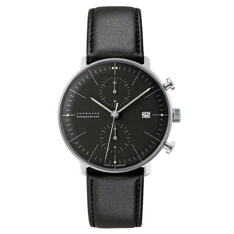 JUNGHANS ユンハンス Max Bill マックスビル 027 4601.00 クロノグラフ 自動巻 2年保証付 | LINEブランドカタログ