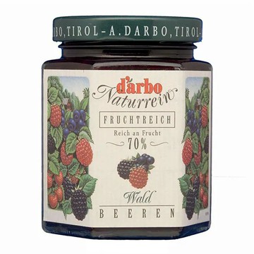 d'arbo 徳寶 奧地利天然果肉果醬 70%森林莓果  200g  1罐
