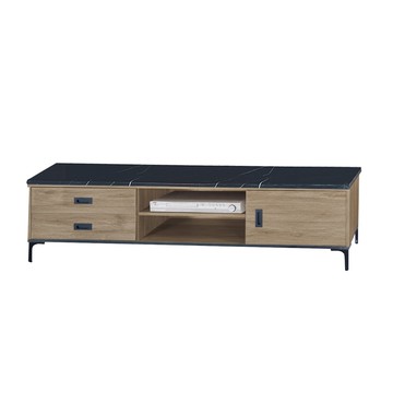 本木-嵐天 6尺石面電視櫃灰橡