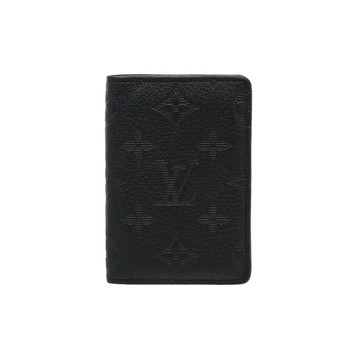 LOUIS VUITTON M62899 POCKET SHADOW 壓紋皮革錢包卡包名片夾