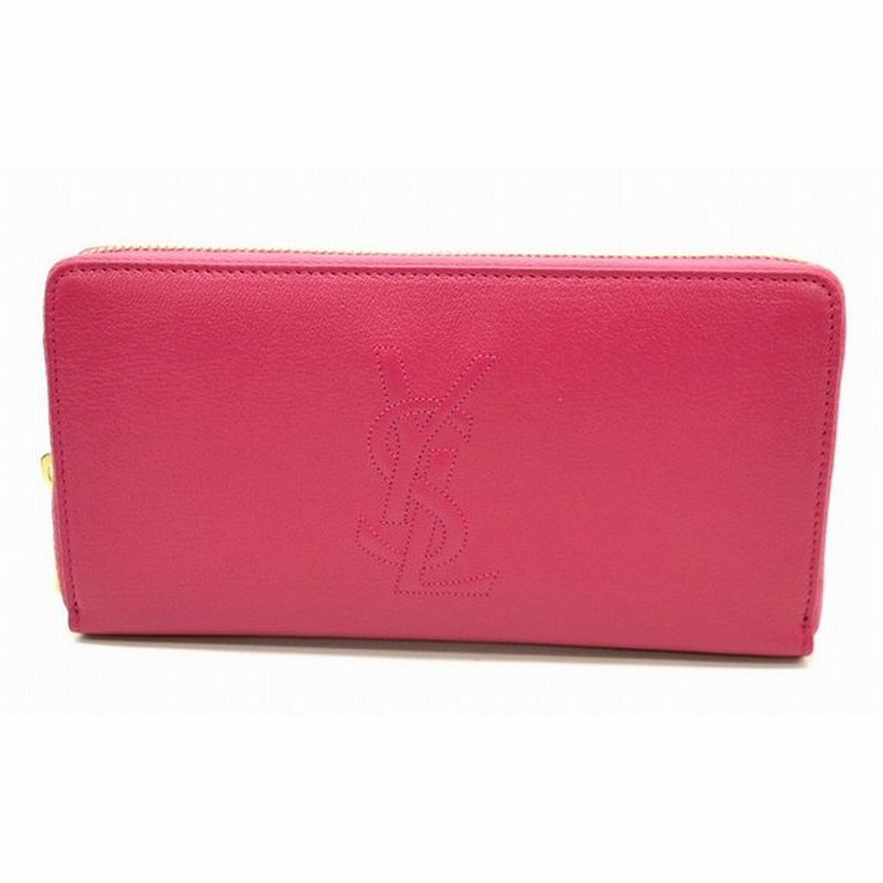 財布 Yves Saint Laurent イヴ サン ローラン イブサンローラン Ysl ラウンドファスナー長財布 ローズピンク Cpo K 通販 Lineポイント最大0 5 Get Lineショッピング