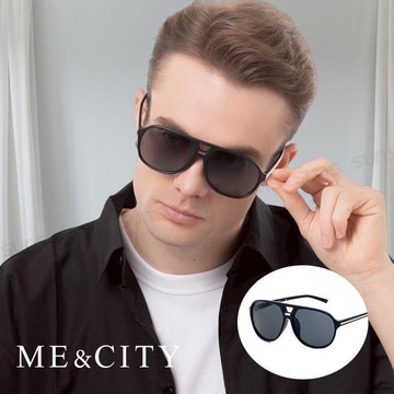 【SUNS】ME&CITY 時尚飛行員太陽眼鏡 霧面鏡框 抗UV400 (ME 110002 L000)