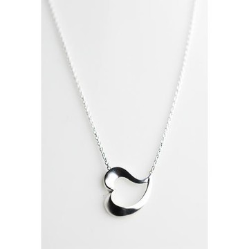 【Georg Jensen 喬治傑生】#653 Heart 愛心葉子純銀項鍊