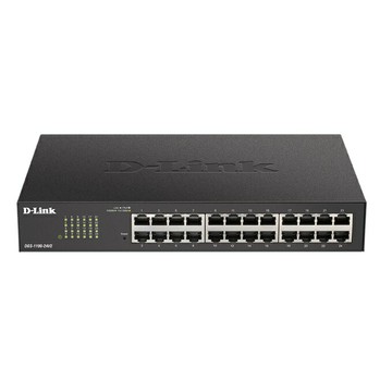 友訊  D-Link DGS-1100-24V2 終身保固 24埠 Gigabit 網頁管理型 節能省電 超高速乙太網路交換器(金屬外殼)