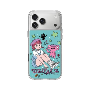 iPhone 17 Pro Max Clear Case（相機按鈕） 透明 - 子凡 Zzifan_z - kawaii