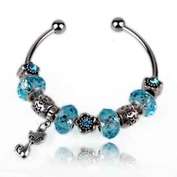 現貨+預購 串珠手鍊手環-水晶飾品可愛氣質小貓咪七夕情人節生日禮物女配件5色73bg31【獨家進口】【米蘭精品】