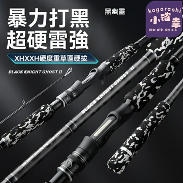 【重草區巨物】雷強竿 路亞竿 遠投竿 打黑魚竿 XH超硬調 2.4米長度 輕雷重雷通用 防咬線導環 高強度碳素