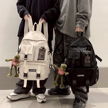 【BiuBiu】後背包 雙肩包 筆電後背包 後背包女 學生書包 學生後背包 大容量後背包 韓版背包 情侶背包 防水背包