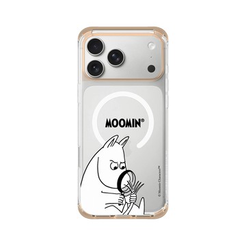 iPhone 17 Pro Max ClearX (MagSafe 兼容) 暖透橘 - Moomin - 頭髮分岔了嗎？