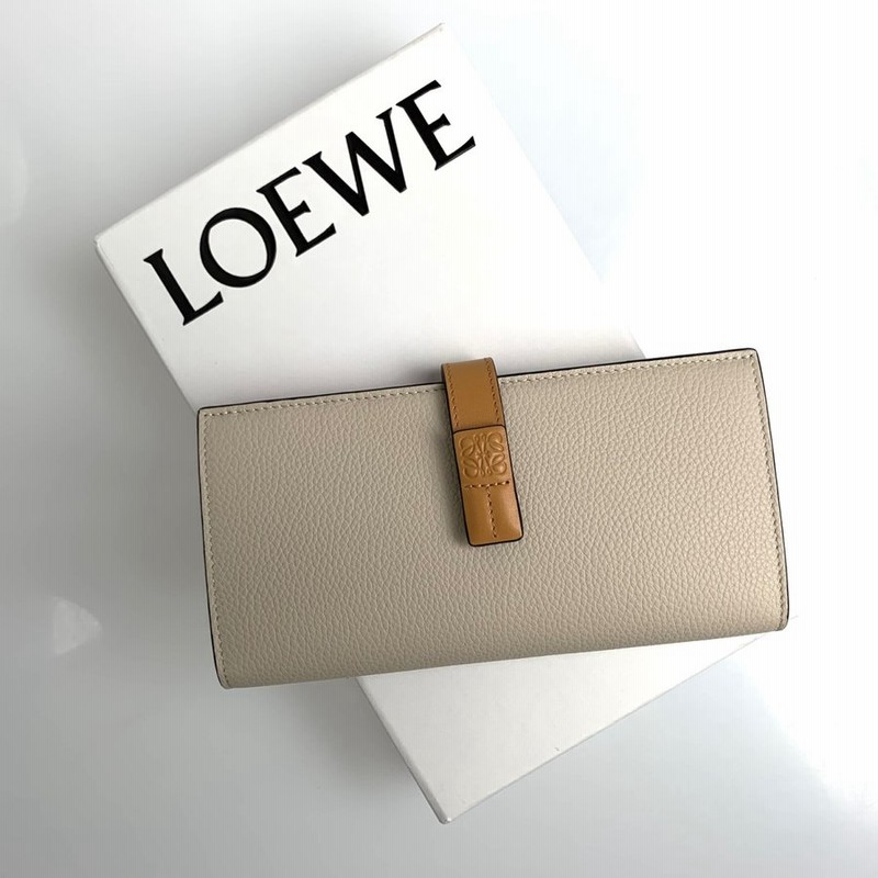 LOEWE バーティカルウォレット ライトオーツ/ハニー