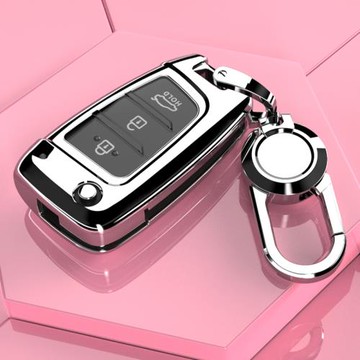 適用現代悅納鑰匙套悅動殼老款名圖伊蘭特專用女改裝沐颯車鑰匙套