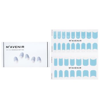 Mavenir Mavenir 指甲貼 (藍色) - # Cream Blue Matt Nail 32pcs-美容工具
