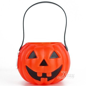 6吋南瓜造型糖果提籃，萬聖節糖果袋/糖果籃/派對道具/兒童變裝，X射線【W396724】
