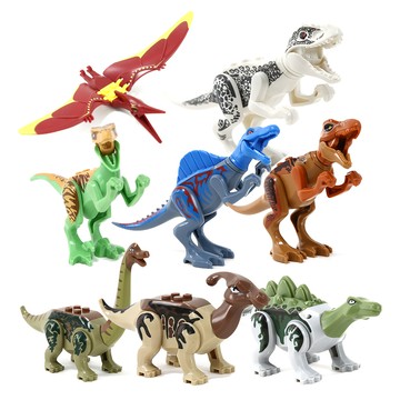 HONGMATOY 可動恐龍積木8件組  1套  多色