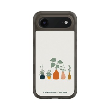 iPhone Air AirX 本質黑 - ilovedoodle (Lim Heng Swee) - Cat and Plant - 花瓶