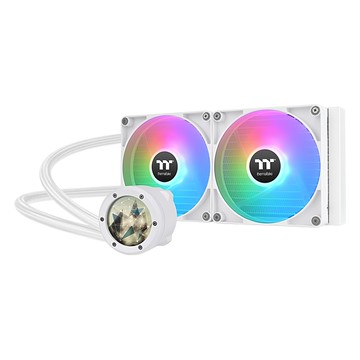 曜越 TH280 V2 Ultra ARGB 主板連動 2.1吋液晶冷頭  CL-W406-PL14SW-A  白色  1個