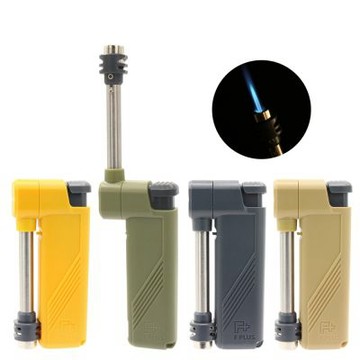 【F PLUS】日本進口~超好用！旋轉摺疊噴火槍/噴射直沖打火機(4色可選)