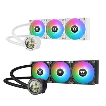 【獨家！最高10%回饋】Thermaltake 曜越 TH360 V2 Ultra EX ARGB Sync 一體式水冷散熱器 黑色/白色