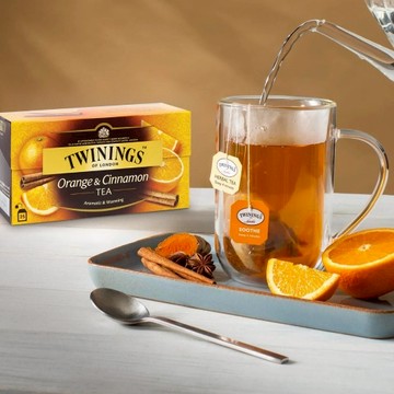 【TWININGS唐寧茶】香橙肉桂茶(2gx25入)