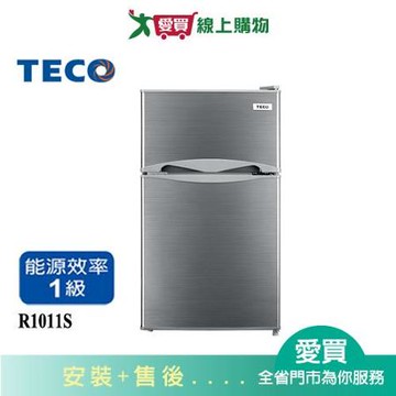 TECO東元101L雙門冰箱R1011S_含配送+安裝【愛買】