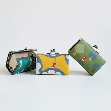 BoingBoing 3色 防潑水小磚寶盒 收納盒 零錢盒 小紅帽與大野狼