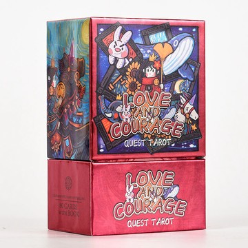 【✨臺灣齣貨✨免運】原創愛與勇氣的奇幻之旅牌桌遊卡牌Love and Courage Quest Tarot動漫週邊卡片