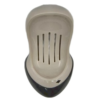 優雅氣質高跟鞋造型香皂瀝水架 - 奶油白黑 14.2x8x9.8公分  1個