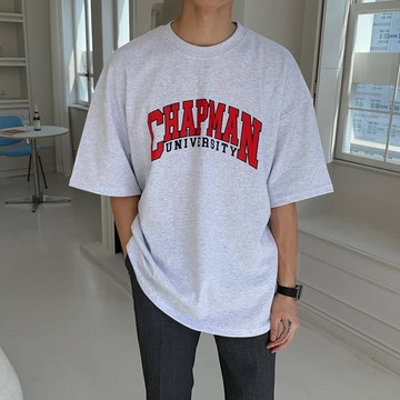 【PORY STORE】🇰🇷韓國 CHAMPAN 純棉 印花 落肩 寬鬆 短tee 短袖 短袖上衣