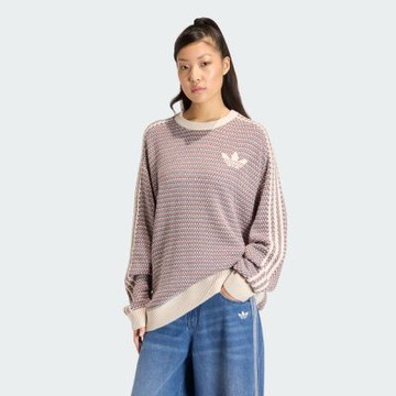 【adidas 愛迪達】 HOLIDAY PACK 針織毛衣 女 - Originals KQ6292