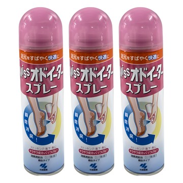 KOBAYASHI 小林製藥 Miss 腳臭噴霧 150ml 男女皆可使用  3瓶  1入