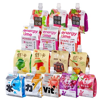 【蝦皮直營特選】盛香珍 低卡/零卡蒟蒻/蒟蒻習慣/Energy Time機能飲180gX6包入(16種選擇)